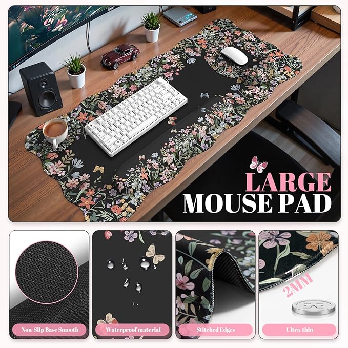 iCasso Desk Mat Set, Large Mouse Pad - Image 2