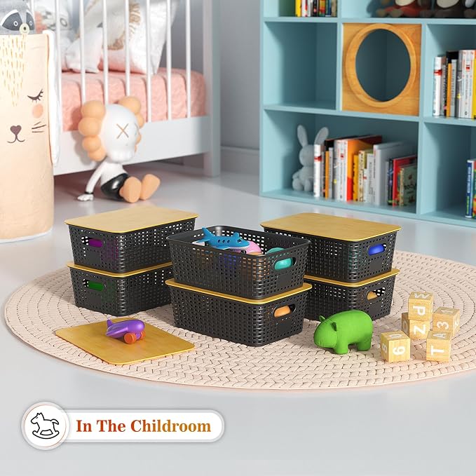 Ohmlove Plastic Storage Baskets - Image 6