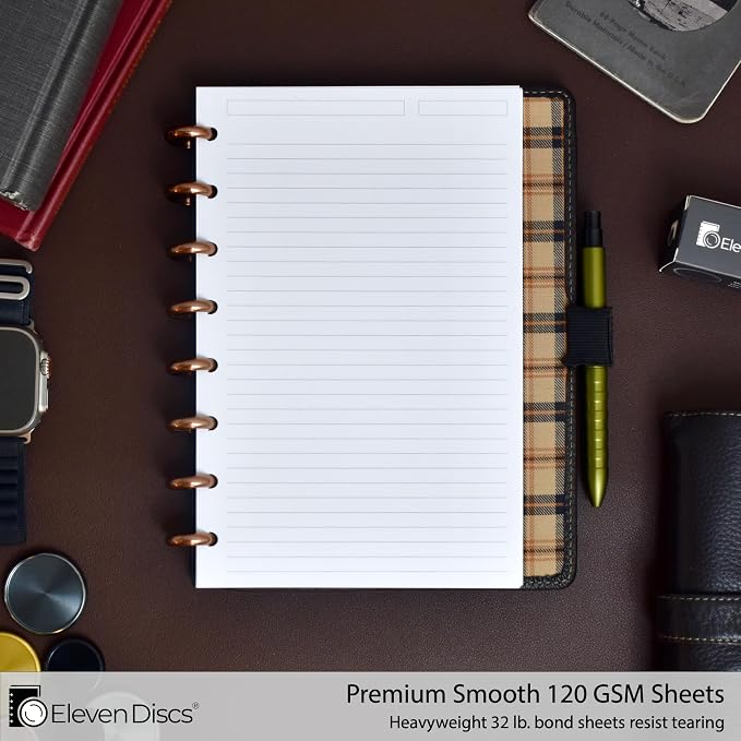 Eleven Discs Discbound Paper, Junior Size Ruled Sheets - Image 2
