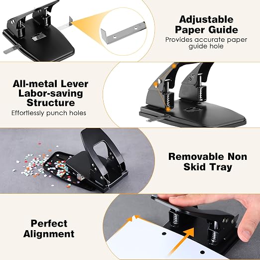 Dreyoo Heavy Duty 2 Hole Punch - Image 5