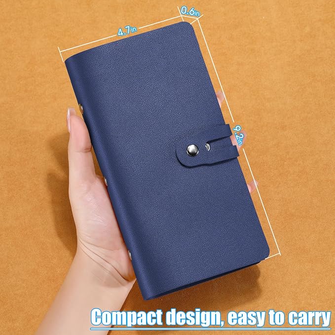 Leather Receipt Organizer, Portable Receipt Holder - Image 9