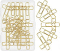 Gold Heart Cross Paper Clips Gold by Unknown