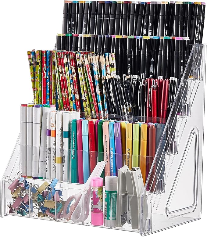 Acrylic Pen Pencil Holder for Desk by Unknown