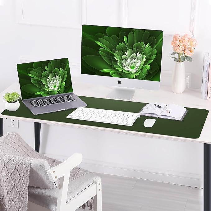 AFIING Leather Desk Pad Protector, Large Desk Mat - Image 7