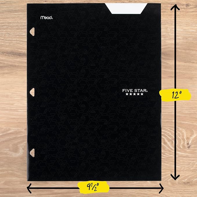 Five Star 4-Pocket Folder, 6 Pack, Paper Folder, Fits 3-Ring Binders, Holds - Image 6
