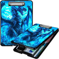 Blue Snow Dragon A4 Clipboard by Unknown