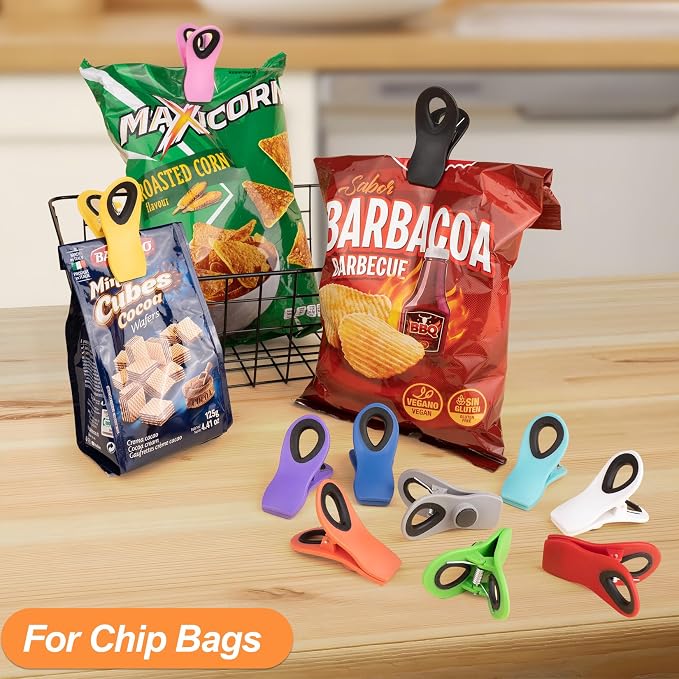 Jetmore 20 Pack Chip Clips, Bag Clips, Magnetic Clip - Image 4
