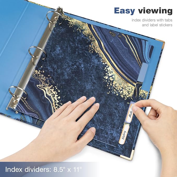 Ospelelf 3 Ring Binder, 1.5 Inch, Letter Size - Image 6