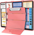 Nursing Clipboard Foldable, Quad-Fold Aluminum, Pocket Size, Dark Pink | by WelcomeToNECEG