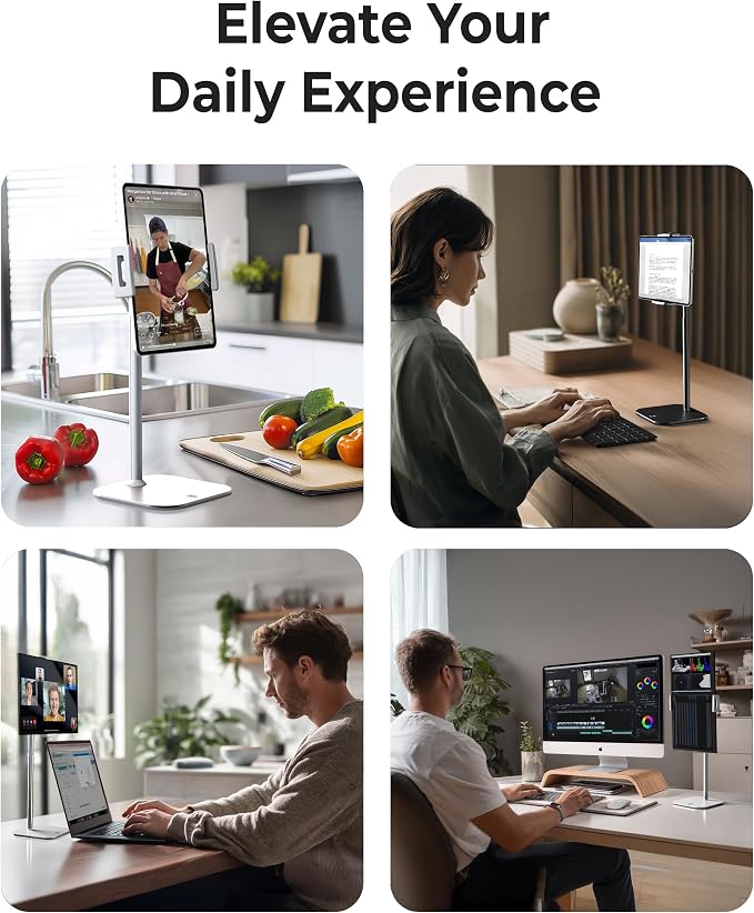COOPER TabStand, Portable Monitor Holder up to 17" Holds 4.4lb, Desktop Tablet - Image 5