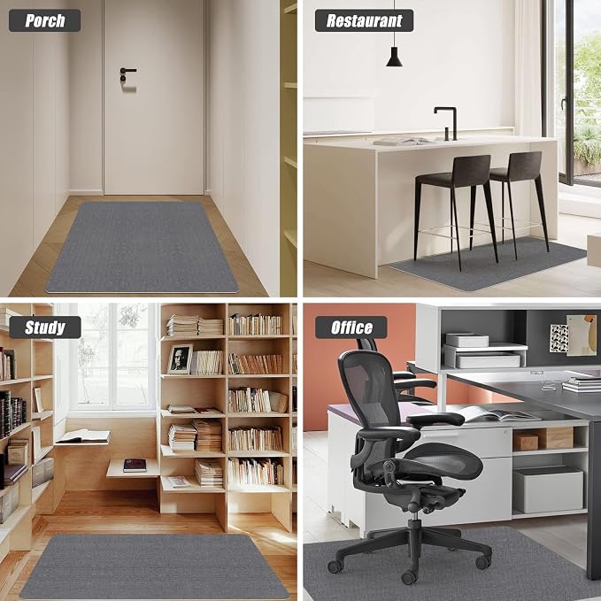 Sycoodeal Office Chair Mat for Hardwood Floor, Office Computer Gaming Chair Mat - Image 3
