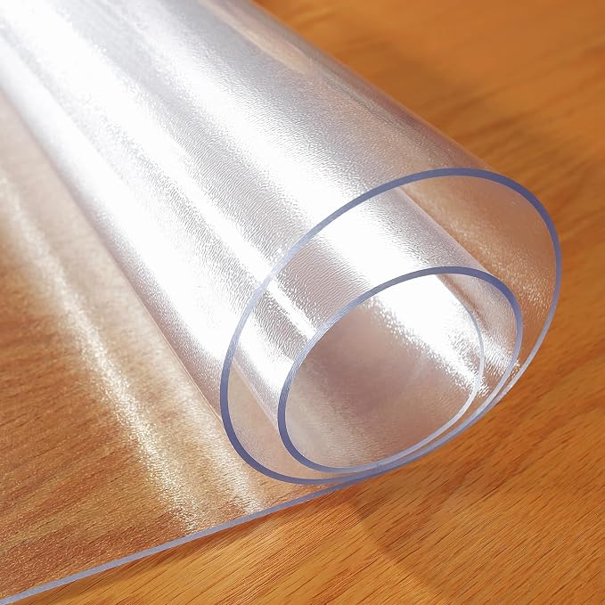 OstepDecor Frosted Clear Table Cover Protector 36 x 66 Inch, 1.5mm Thick - Image 7