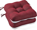 BETU Chair Cushions for Dining Chairs Set of 2, 3.5" Thick Kitchen Table Chair by BETU