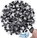 240 Pack Mini Binder Clips, Small Paper Clips 15mm 5/8 Inch. Micro Size Office by JIURUN