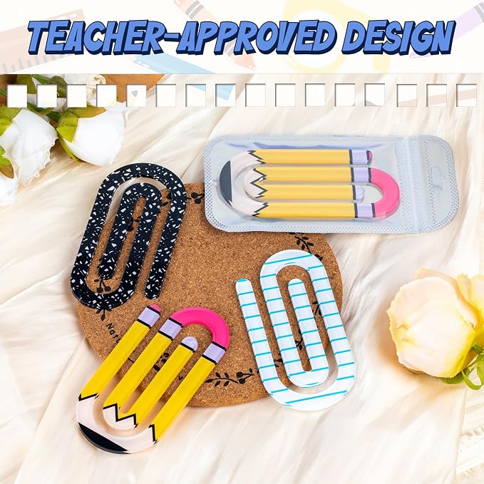 48 Pack Jumbo Acrylic Paper Clips - Image 3