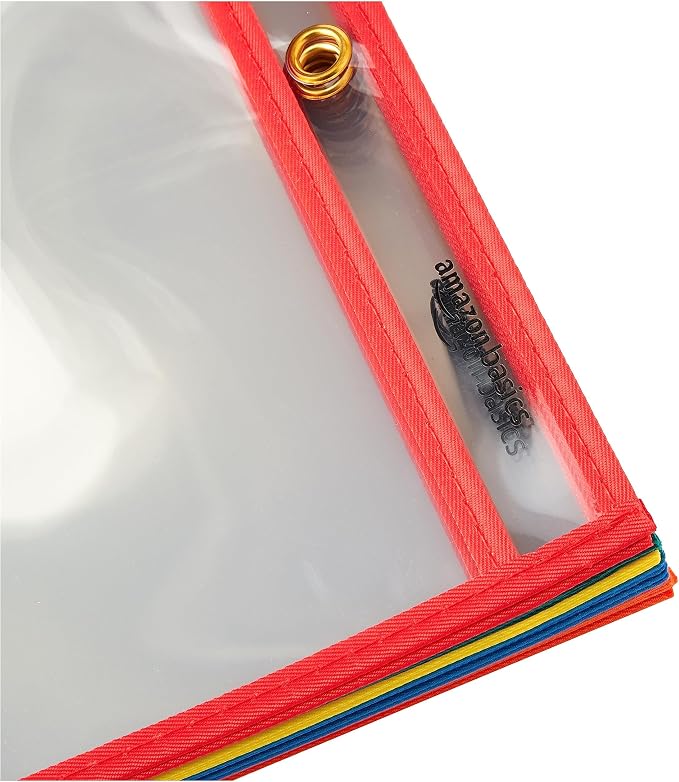 Amazon Basics Heavy Duty Dry Erase Job Ticket Holders, Document Protectors - Image 2