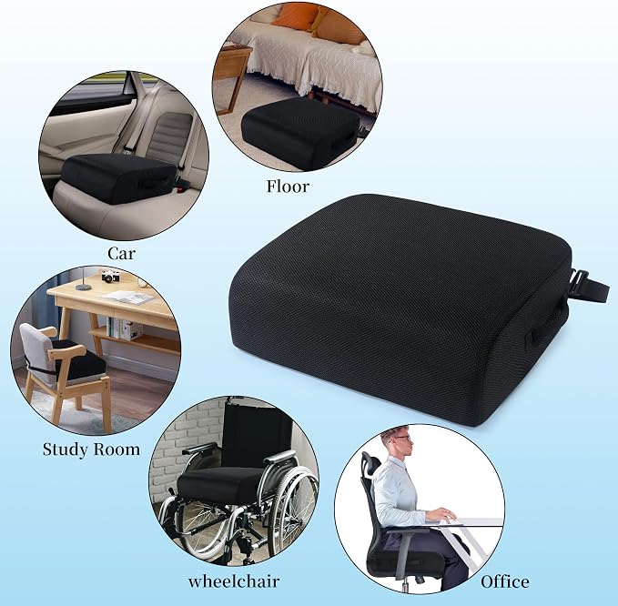 MABOZOO Extra Thick Chair Cushions, Office Chair Booster Seat Cushion to Raise - Image 7
