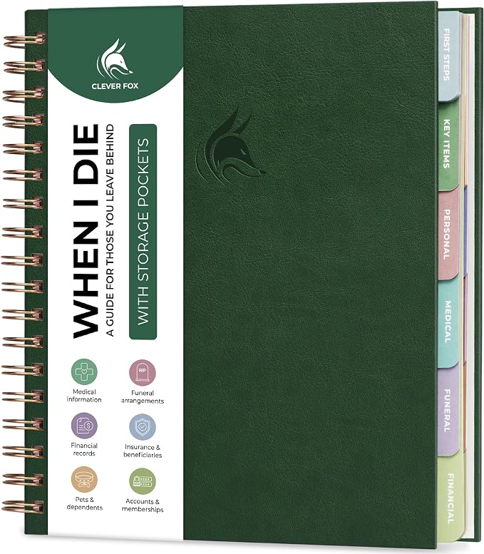 Clever Fox When I Die Planner by CleverFox