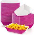 Yinkin 100 Pcs 2lb Paper Food Trays Boat 2lb Disposable Nacho Trays Kraft Paper by Yinkin