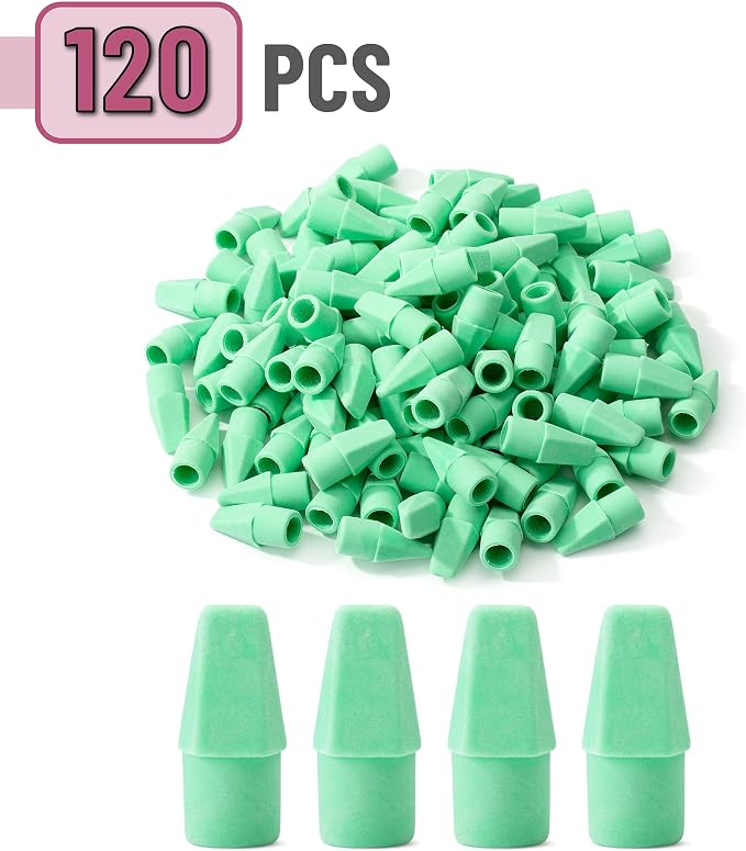 Mr. Pen- Pencil Erasers Toppers, 120 Pack, Erasers - Image 2