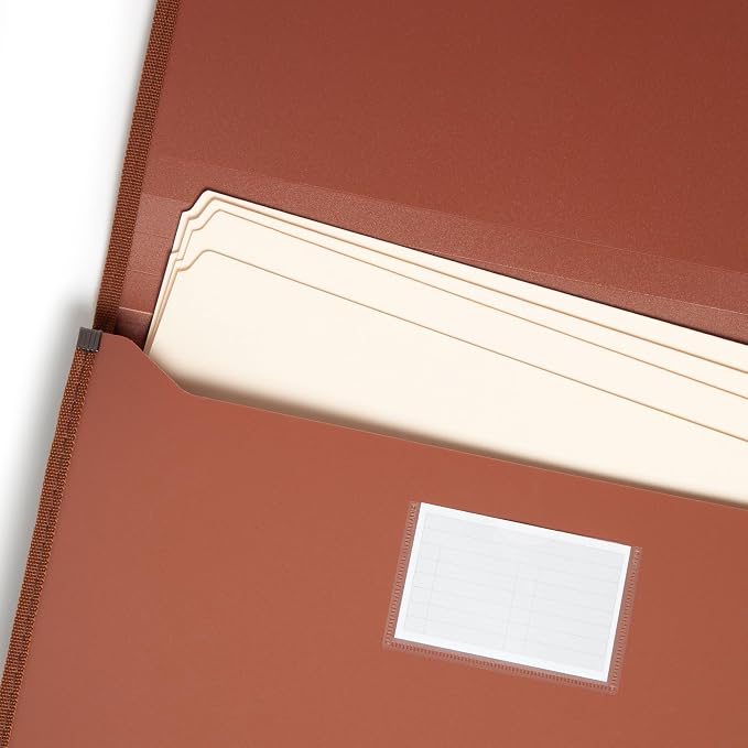 Smead Tuff Premium Poly Wallet, Accordion File Organizer - Image 6