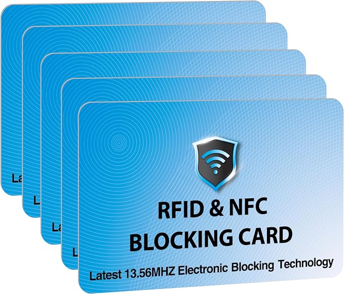 SaiTech IT RFID Blocking Cards Protect Your Entire Wallet, and Cards from NFC by SaiTechIT