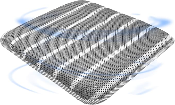 AEROiVi Office Chair Cushion, 17.7" L × 17.7" W × 1.2" H, Non-Slip Car Seat by AEROiVi