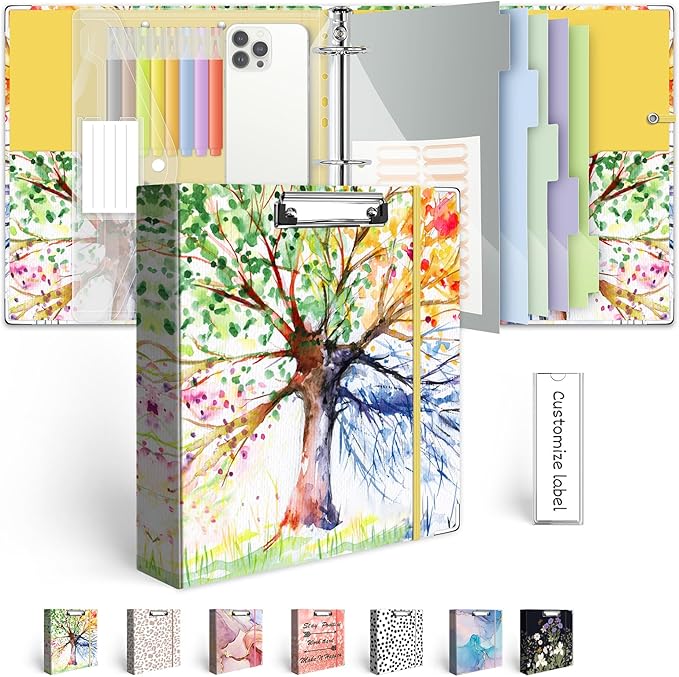2 Inch 3 Ring Binder Organizer, Three Ring Binder by BVSSX