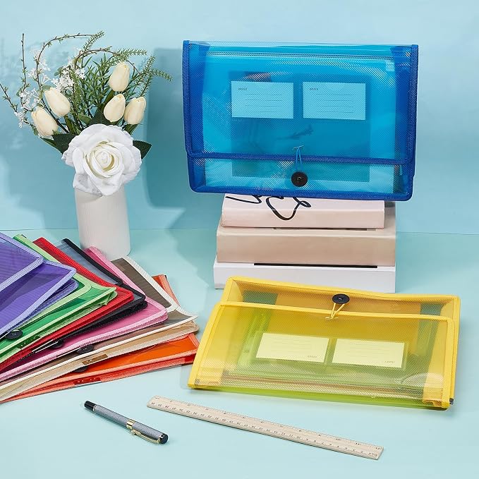 CUTHOLLOW Plastic Expandable File Organizer Folder, - Image 4