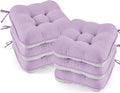 BETU Chair Cushions for Dining Chairs Set of 6, 3.5" Thick Kitchen Table Chair by BETU