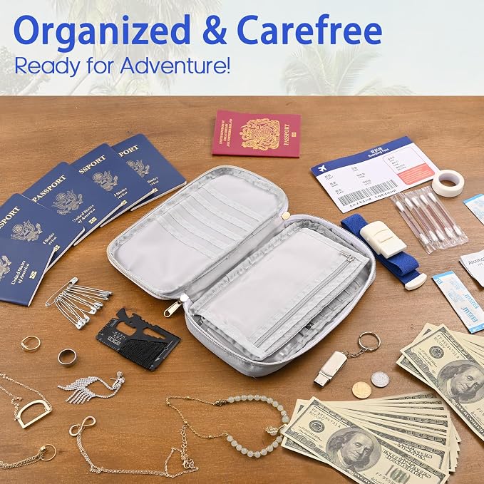 Valuable Practical, RFID Family Passport holder, Travel Wallet, Travel Document - Image 4