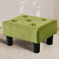 Small Foot Stool Ottoman, Velvet Footstool Ottoman Foot Rest by FIMIVIBI