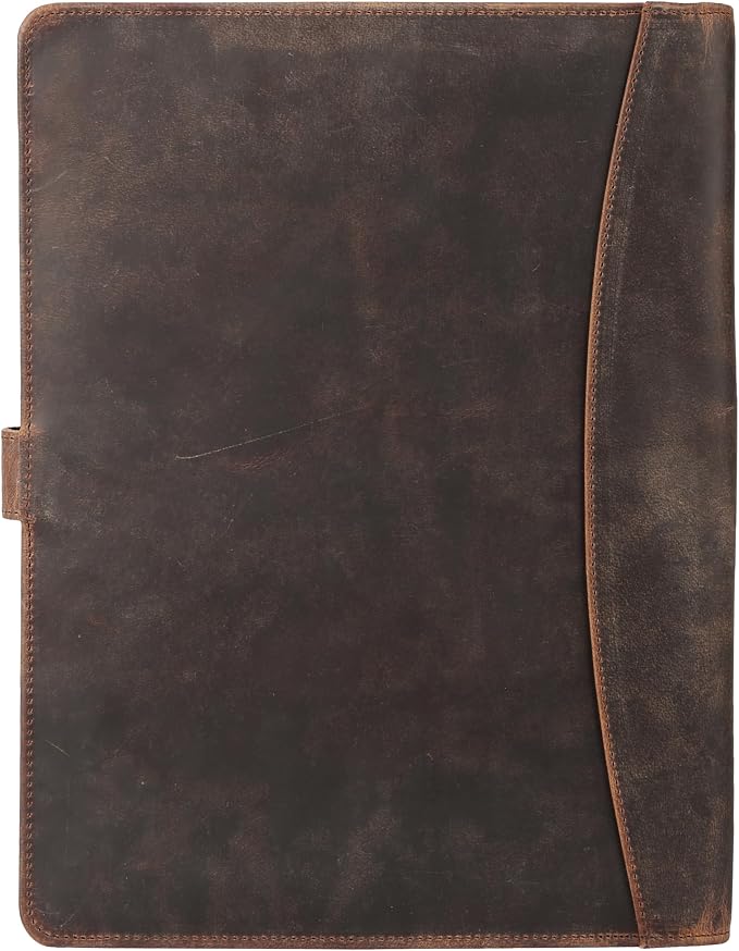 KomalC Leather Portfolio Folder - Image 4