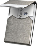 MaxGear Business Card Holder, PU Leather Business Card Case, Magnetic Closure by MaxGear