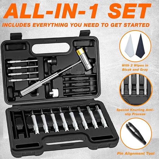 BESTNULE Punch Set, Punch Tools, Roll Pin Punch Set, Made of Solid Material - Image 6