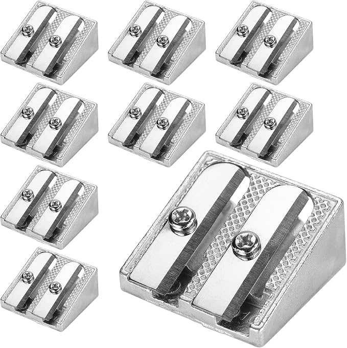 Tamaki 8 Pack Handheld Metal Pencil Sharpener by Tamaki