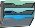 Gawerk 3 Tier Hanging Wall File Organizer, Mesh Mail Paper Orgnization Hanging by Gawerk
