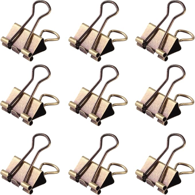 Mr. Pen- Small Binder Clips, Small Size | Bronze Metal Binder Paper Clips - Image 9