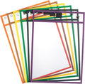 Mr. Pen- Reusable Dry Erase Pocket Sleeves, 6 Pack, Colorful | Multicolored by MrPen