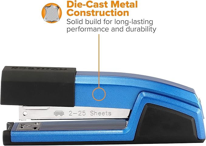 Bostitch Office Epic Metal 3 in 1 Stapler, 25 Sheet Capacity, Includes 210 - Image 4
