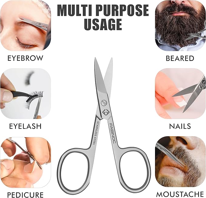 Straight Nail Scissors for Men & Women – German Quality Stainless Steel – Small - Image 2