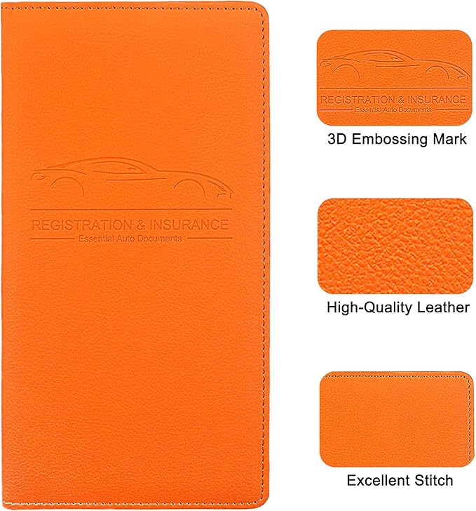 LumiMokki Premium Car Registration & Insurance Card Holder - Image 5
