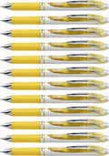 Pentel EnerGel RTX Retractable Liquid Gel Ink Pen, Medium line, Box of 12 Pens by PentelofAmerica