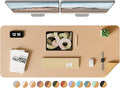 YSAGi Double-Sided Desk Mat, Eco Cork & Leather Desk Protector, Large Mouse Pad by YSAGi