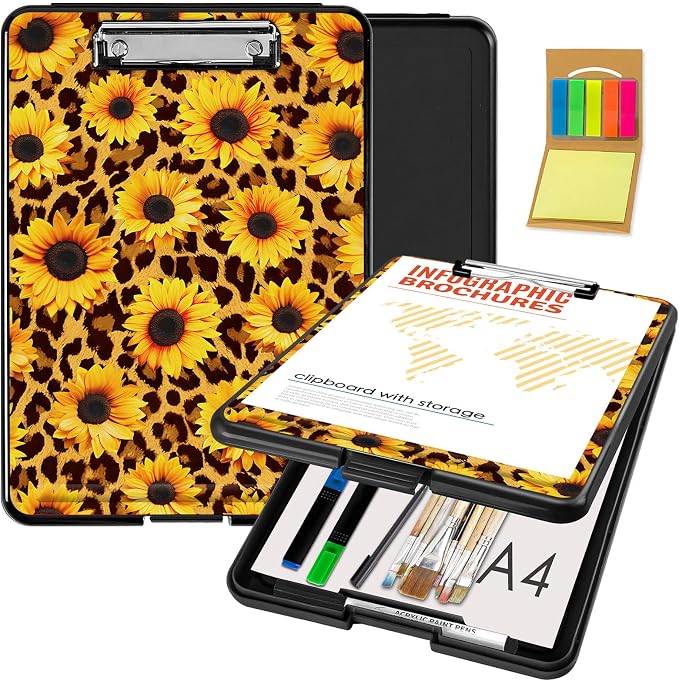 Clipboard with Storage, Office Supplies Nursing Clipboards Folder with Pen by CAPAUNVDA