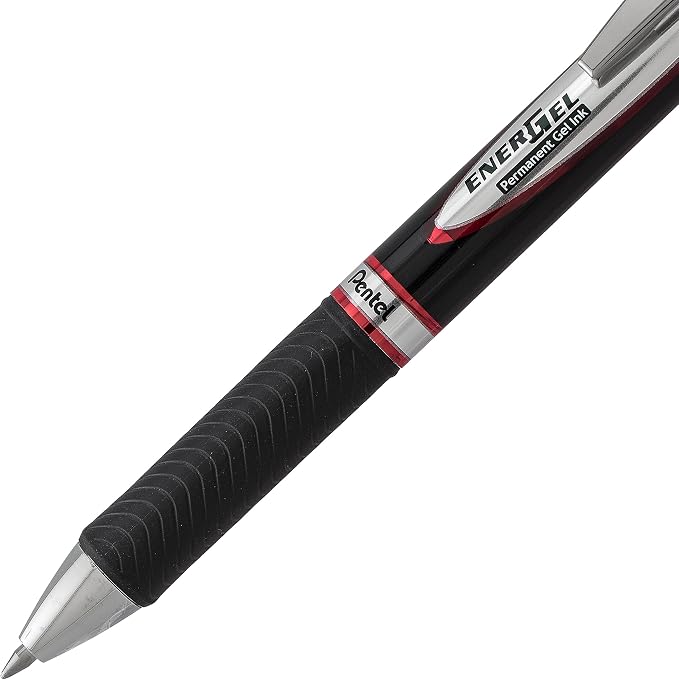 Pentel EnerGel Pro Permanent Gel Ink Pen, Medium Point, 2 Pack - Image 4