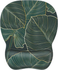 MROCO Ergonomic Mouse Pad with Gel Wrist Rest, 9.4 x 8.1 in, Gel Wrist Comfort by MROCO