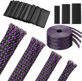 Tatuo 65.6 ft Expandable Braided Cable Sleeve Multi Size Braided Wire Sleeve by Tatuo