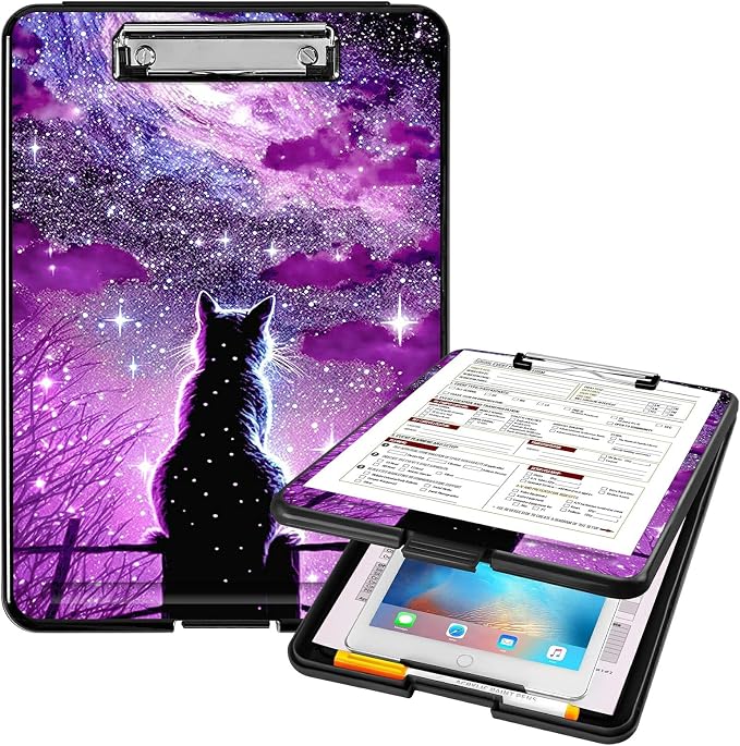A4 Clipboards, Heavy Duty Waterproof Nursing Plastic Folder Clipboard by Unknown
