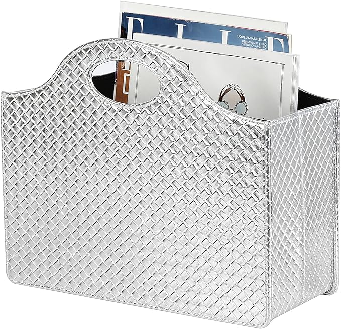 HofferRuffer Magazine Basket Holder, Foldable Magazine Rack, Document File by HofferRuffer